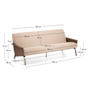 Amsen Sofa | Walnut Brown