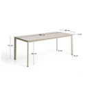 Anafi Dining Table | Ecru