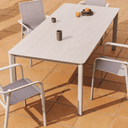 Anafi Dining Table | Ecru