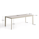 Anafi Dining Table | Ecru