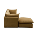 Apollo 3 Seater Chaise Sofa | Sand Velvet
