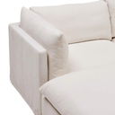 Apollo 3 Seater Chaise Sofa | Warm Ivory