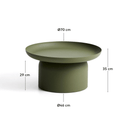 Arcola Patio Coffee Table | Green