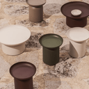 Arcola Patio Side Table | Ecru