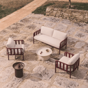 Arcola Patio Side Table | Brown