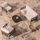 Arcola Patio Side Table | Taupe