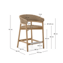 Arinella Patio Bench Barstool
