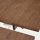 Arthur Extension Dining Table | Walnut Brown