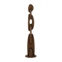 Artifact Large Floor Sculpture | Smoked Teak