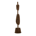 Artifact Large Floor Sculpture | Smoked Teak