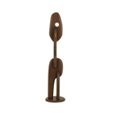 Artifact Small Floor Sculpture | Smoked Teak