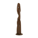 Artifact Small Floor Sculpture | Smoked Teak