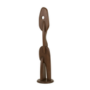 Artifact Small Floor Sculpture | Smoked Teak