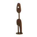 Artifact Small Floor Sculpture | Smoked Teak