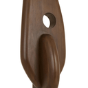 Artifact Small Floor Sculpture | Smoked Teak