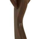 Artifact Small Floor Sculpture | Smoked Teak