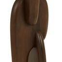 Artifact Small Floor Sculpture | Smoked Teak
