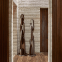 Artifact Large Floor Sculpture | Smoked Teak