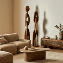 Artifact Large Floor Sculpture | Smoked Teak