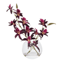 Artificial Dendrobium Orchid in Vase