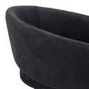 Asher Bench Barstool | Onyx Velvet
