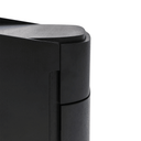 Asta Bedside Table | Black Oak