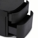 Asta Bedside Table | Black Oak