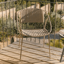 Atrani Stackable Patio Chair | Taupe