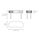 Audacious Desk | Sugar Brown