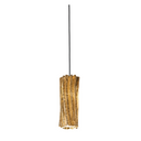 Accordéon Vertical Pendant | Gold