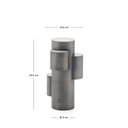 Adrina LED Rechargeable Table Lamp | Steel Dark Grey