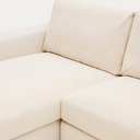 Alea 3 Seater Sofa | Left Hand Chaise | Ecru Beige