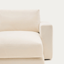 Alea 3 Seater Sofa | Right Hand Chaise | Ecru Beige