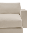 Alea 3 Seater Sofa | Right Hand Chaise | Toasted beige