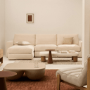 Alea 4 Seater Sofa | Left Hand Chaise | Ecru Beige