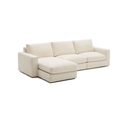 Alea 4 Seater Sofa | Left Hand Chaise | Ecru Beige