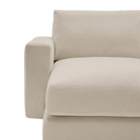 Alea 4 Seater Sofa | Left Hand Chaise | Toasted Beige