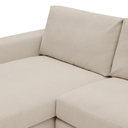 Alea 4 Seater Sofa | Left Hand Chaise | Toasted Beige