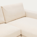 Alea 4 Seater Sofa | Right Hand Chaise | Ecru Beige