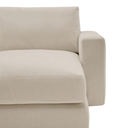 Alea 4 Seater Sofa | Right Hand Chaise | Toasted Beige