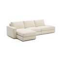 Alea 5 Seater Sofa | Left Hand Chaise | Ecru Beige