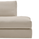 Alea 5 Seater Sofa | Left Hand Chaise | Toasted Beige