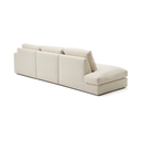 Alea 5 Seater Sofa | Right Hand Chaise | Ecru Beige