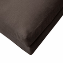 Alea Ottoman | Charcoal Brown