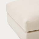 Alea Ottoman | Ecru Beige