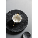 Ali Terrazzo Dimple Tray | Black