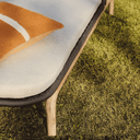 Alipa Double Patio Lounger | Dark Grey