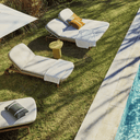 Alipa Double Patio Lounger | Ecru