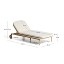 Alipa Patio Lounger | Ecru