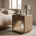 Ambria Bedside Table | Natural Oak